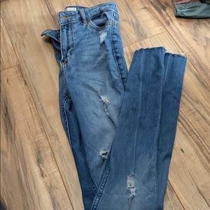 Hollister super high rise super skinny jeans